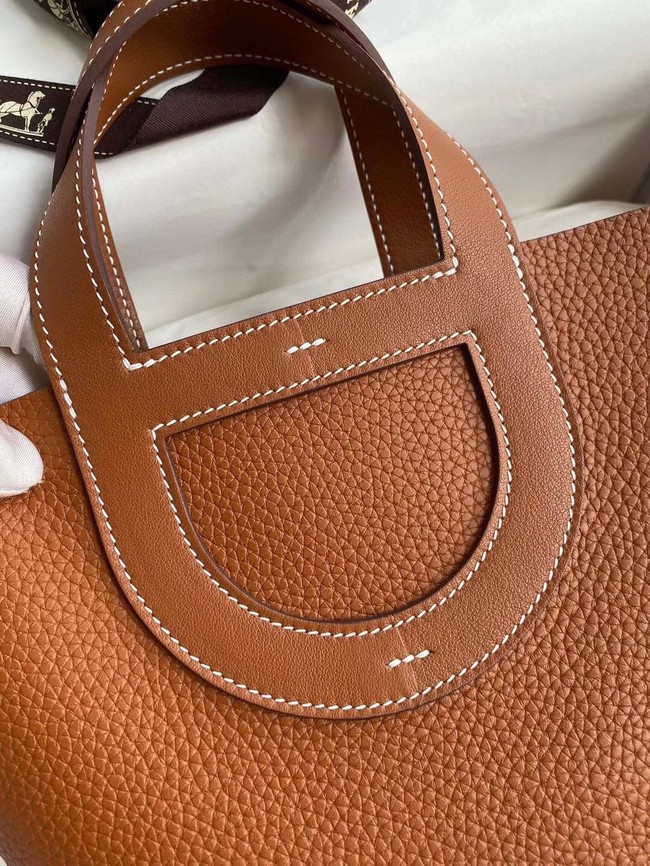 Hermes Original Togo Leather Bag H3602 brown
