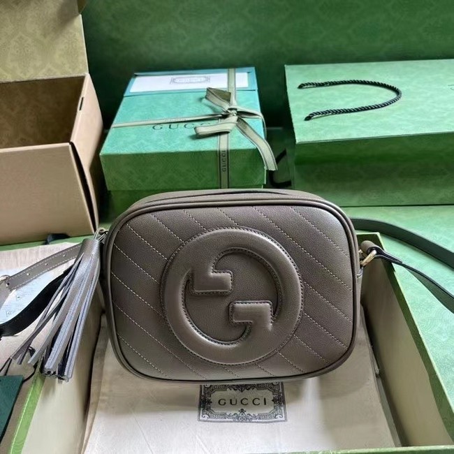 GUCCI BLONDIE SMALL SHOULDER BAG 742360 Brown