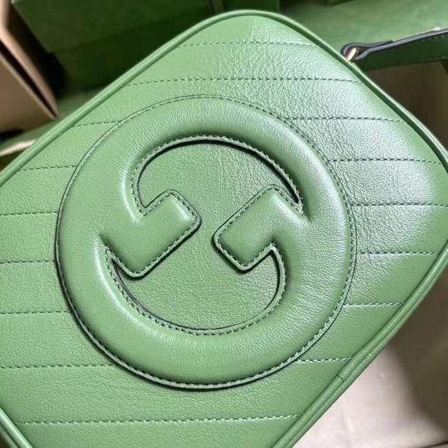 GUCCI BLONDIE SMALL SHOULDER BAG 742360 Green