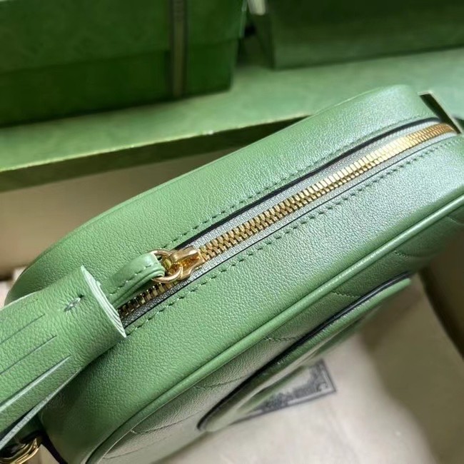 GUCCI BLONDIE SMALL SHOULDER BAG 742360 Green