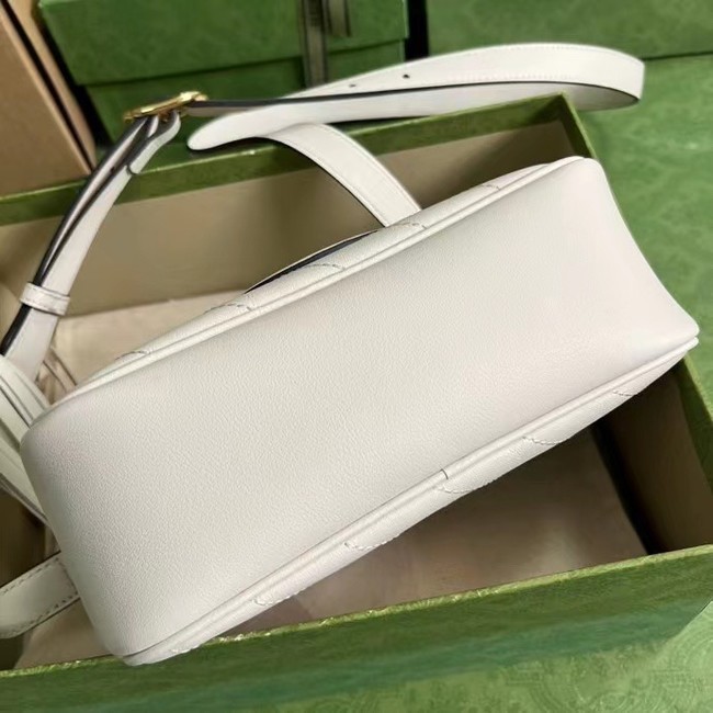 GUCCI BLONDIE SMALL SHOULDER BAG 742360 White