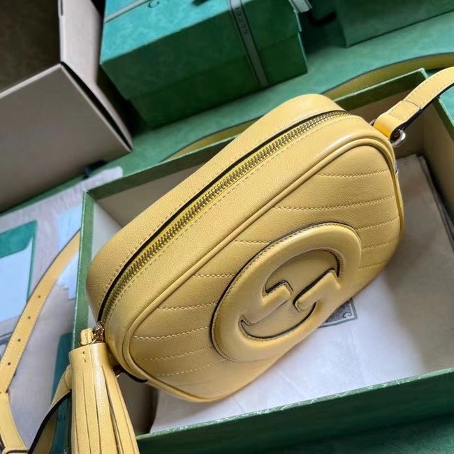 GUCCI BLONDIE SMALL SHOULDER BAG 742360 Yellow