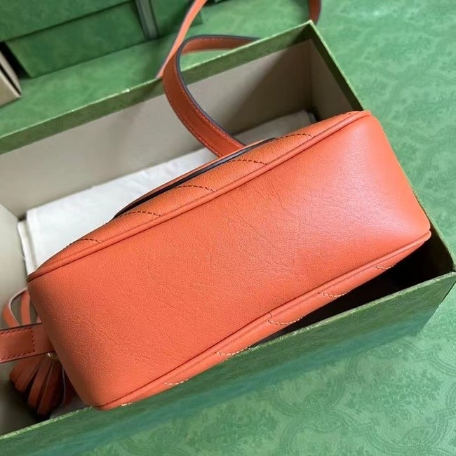 GUCCI BLONDIE SMALL SHOULDER BAG 742360 orange