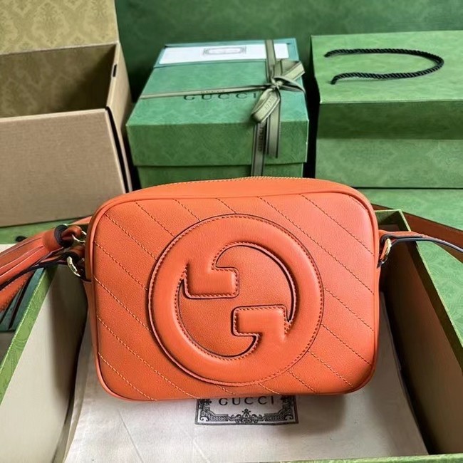 GUCCI BLONDIE SMALL SHOULDER BAG 742360 orange