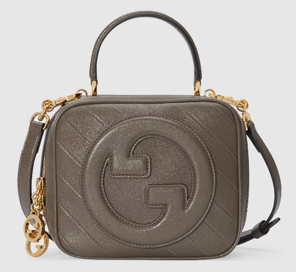 GUCCI BLONDIE TOP HANDLE BAG 744434 Brown