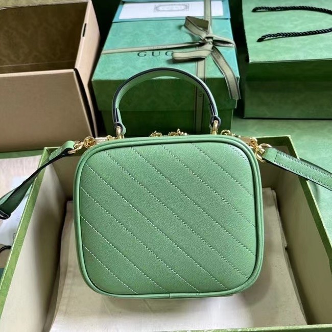 GUCCI BLONDIE TOP HANDLE BAG 744434 Light green