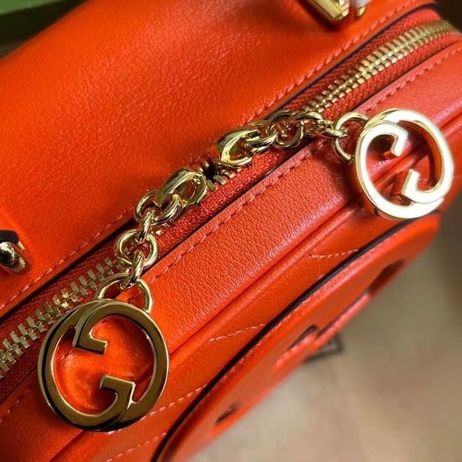 GUCCI BLONDIE TOP HANDLE BAG 744434 Orange