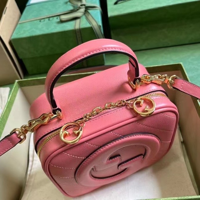 GUCCI BLONDIE TOP HANDLE BAG 744434 Pink