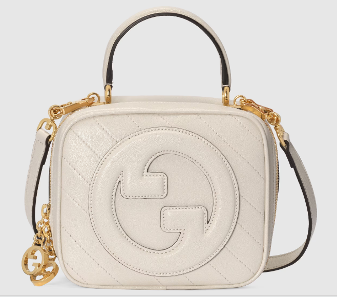 GUCCI BLONDIE TOP HANDLE BAG 744434 White