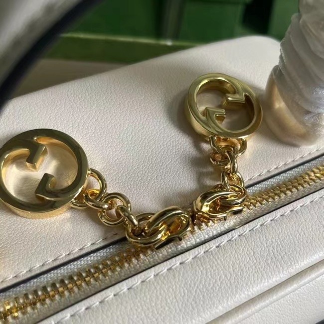 GUCCI BLONDIE TOP HANDLE BAG 744434 White