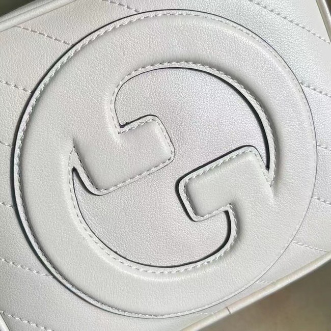 GUCCI BLONDIE TOP HANDLE BAG 744434 White