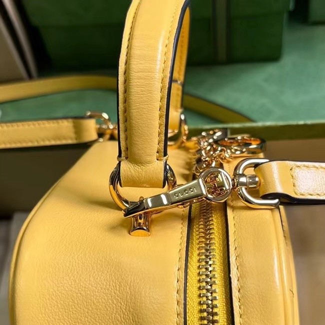 GUCCI BLONDIE TOP HANDLE BAG 744434 Yellow