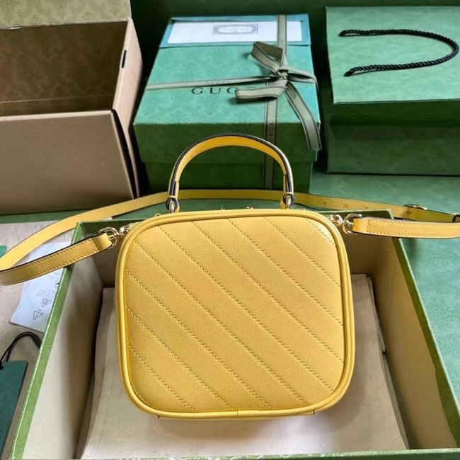 GUCCI BLONDIE TOP HANDLE BAG 744434 Yellow