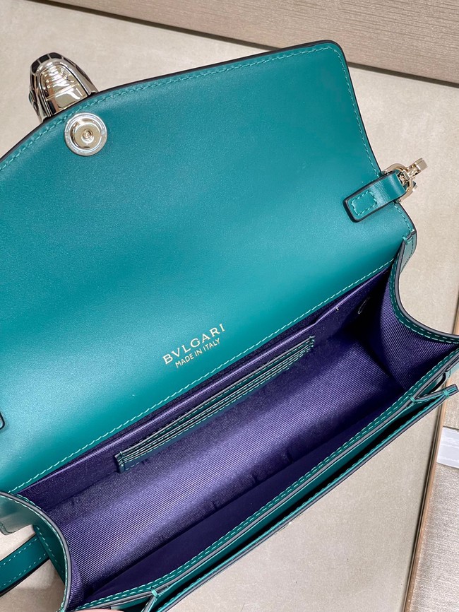 Bvlgari Serpenti Forever leather crossbody bag 289676 green