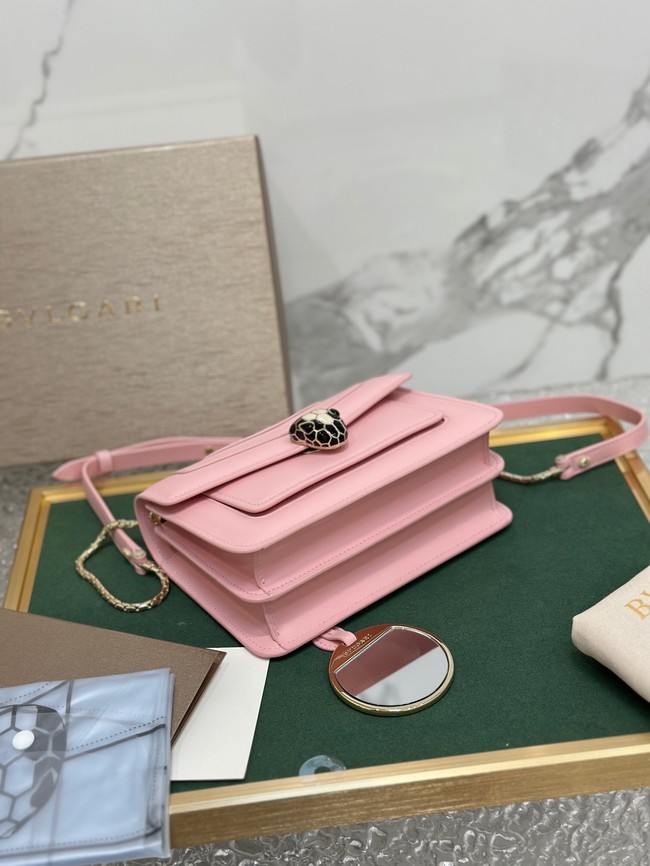 Bvlgari Serpenti Forever leather crossbody bag 289676 pink