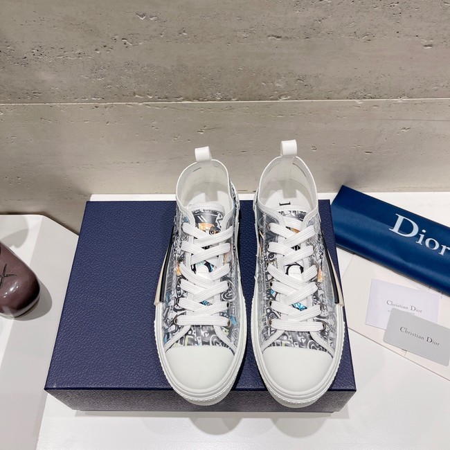 WALK N DIOR PLATFORM SNEAKER Dior Oblique Embroidered Cotton 93516-1