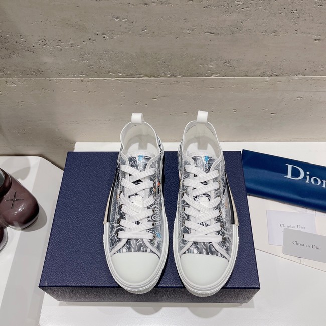 WALK N DIOR PLATFORM SNEAKER Dior Oblique Embroidered Cotton 93516-2