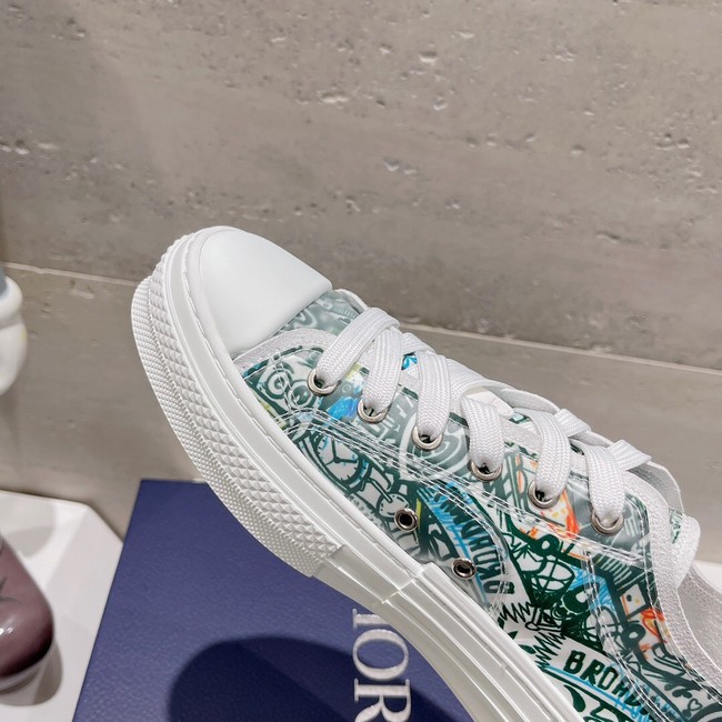 WALK N DIOR PLATFORM SNEAKER Dior Oblique Embroidered Cotton 93516-7