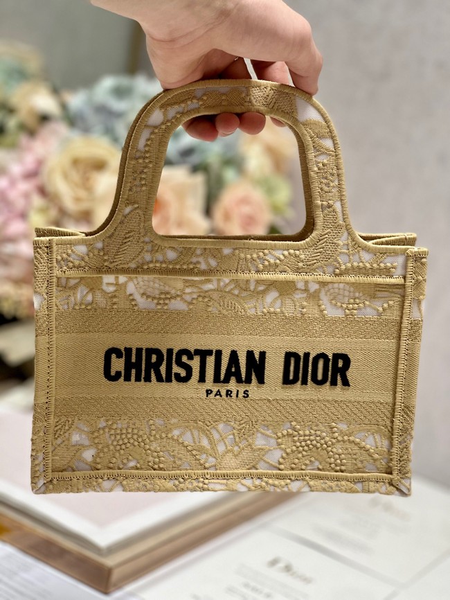 DIOR BOOK mini TOTE Embroidery C1783-3