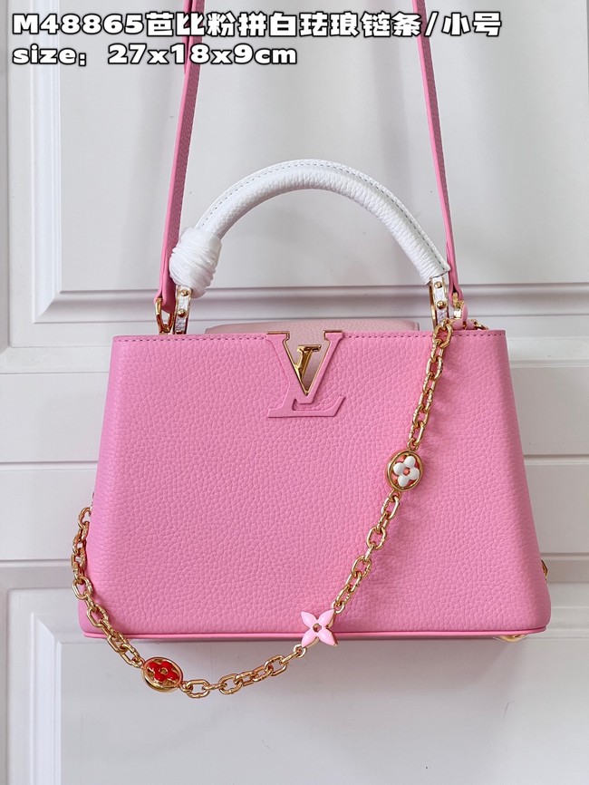 Louis Vuitton Capucines BB M21043 Rose Chamallow Pink