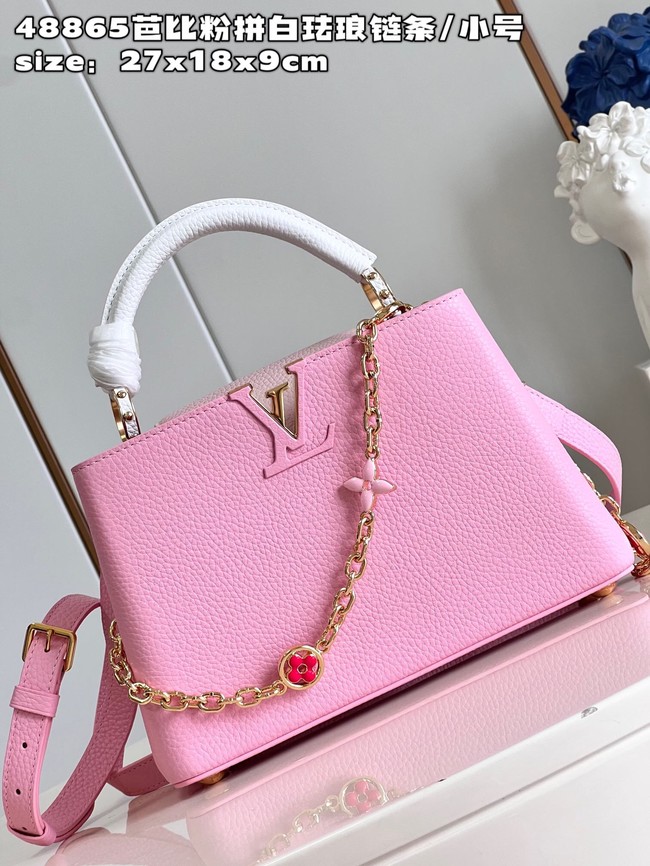 Louis Vuitton Capucines BB M21043 Rose Chamallow Pink