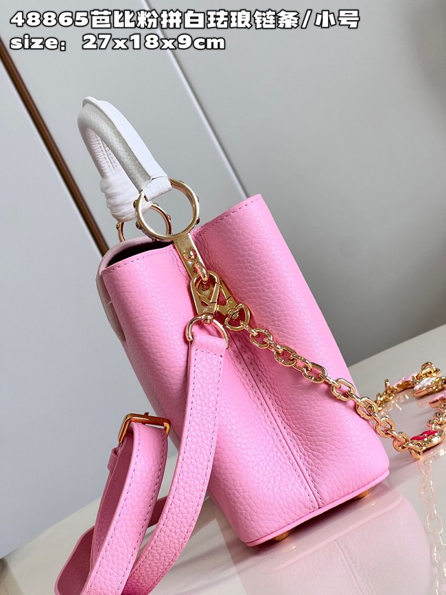 Louis Vuitton Capucines BB M21043 Rose Chamallow Pink