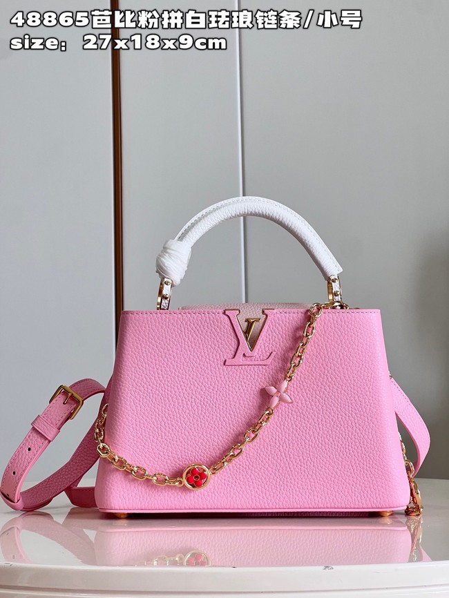 Louis Vuitton Capucines BB M21043 Rose Chamallow Pink