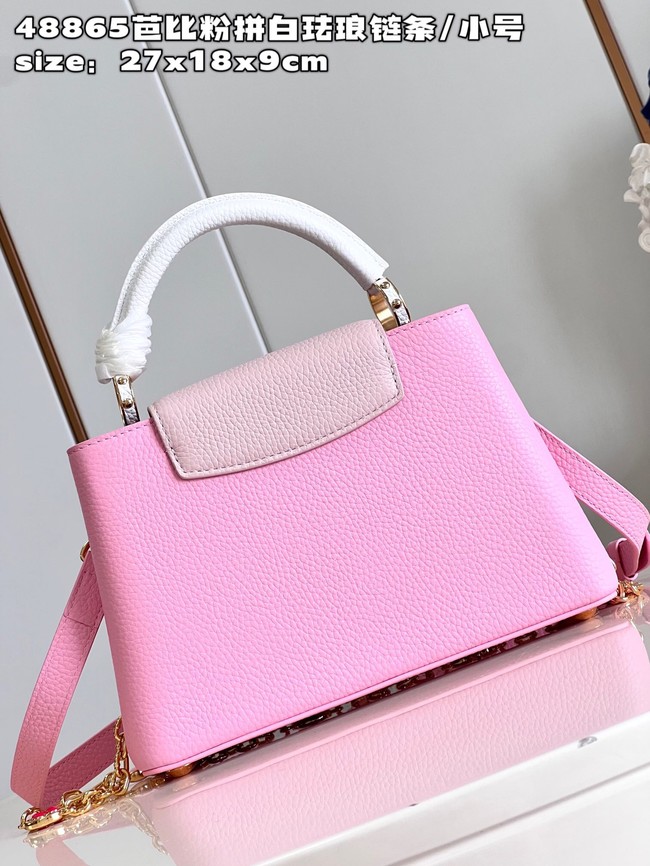 Louis Vuitton Capucines BB M21043 Rose Chamallow Pink