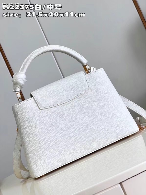 Louis Vuitton Capucines MM M20784 white