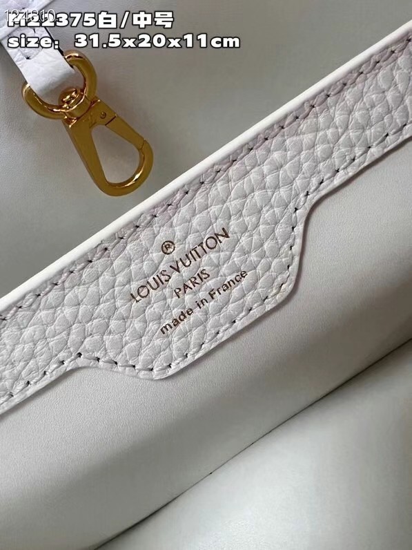 Louis Vuitton Capucines MM M20784 white