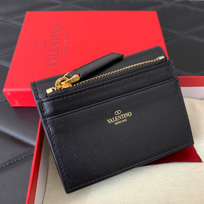 VALENTINO Calfskin Wallet 4138 black