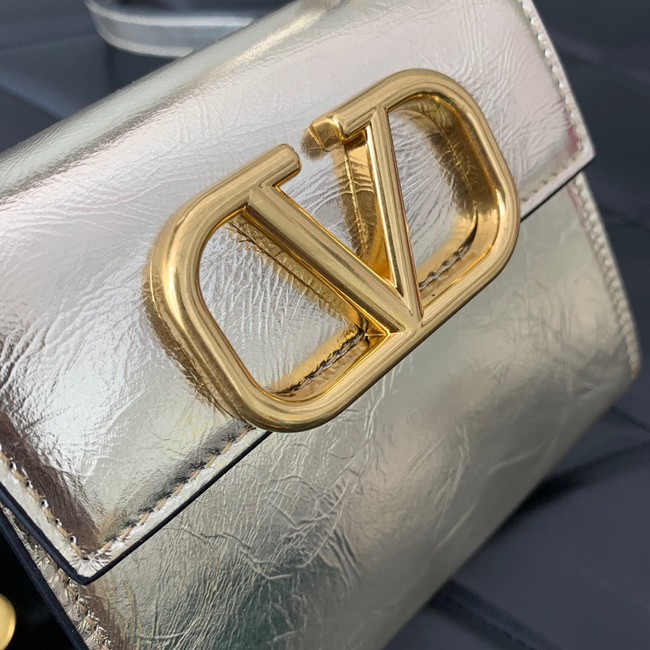 VALENTINO VSLING nano Calfskin Shoulder bag GW46R silver