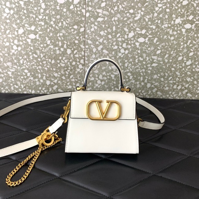 VALENTINO VSLING nano Calfskin Shoulder bag GW46R white