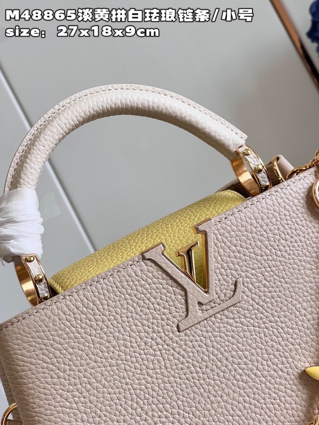 Louis Vuitton Capucines BB M21043 light yellow