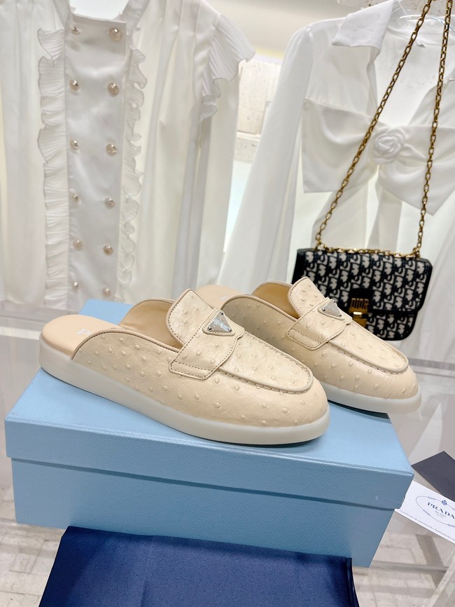 Prada leather sabots 93525-5