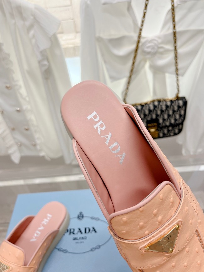 Prada leather sabots 93525-6