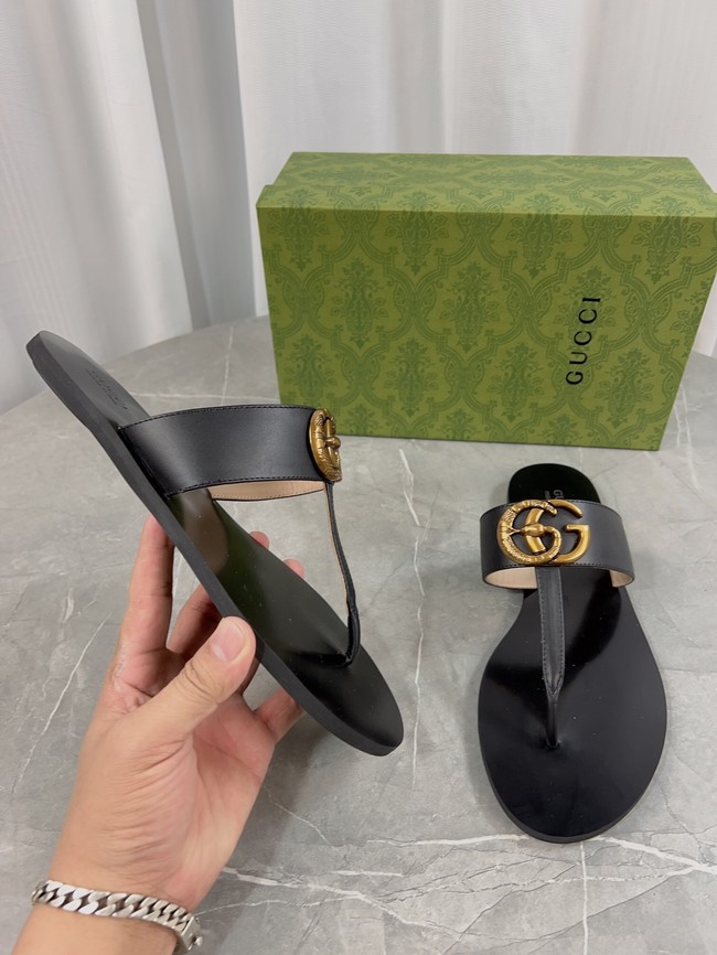 Gucci WOMENS DOUBLE G THONG SANDAL 93537-6