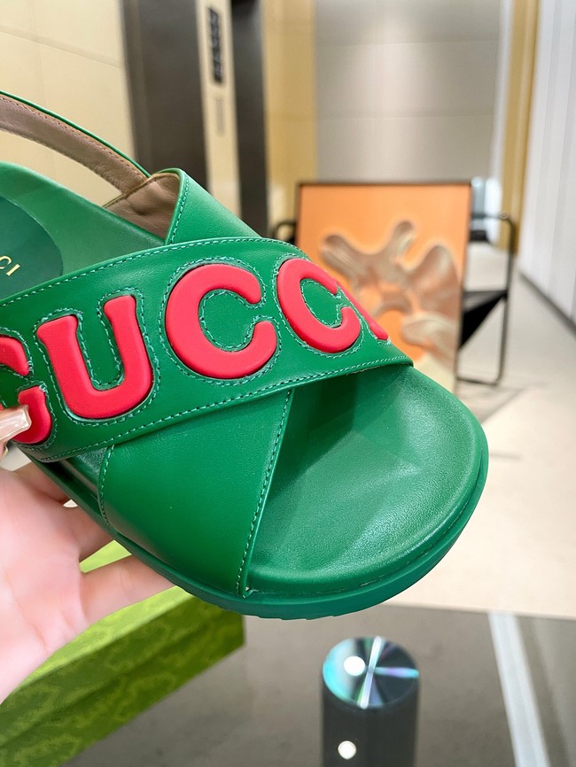 Gucci WOMENS INTERLOCKING G SANDAL 93534-3