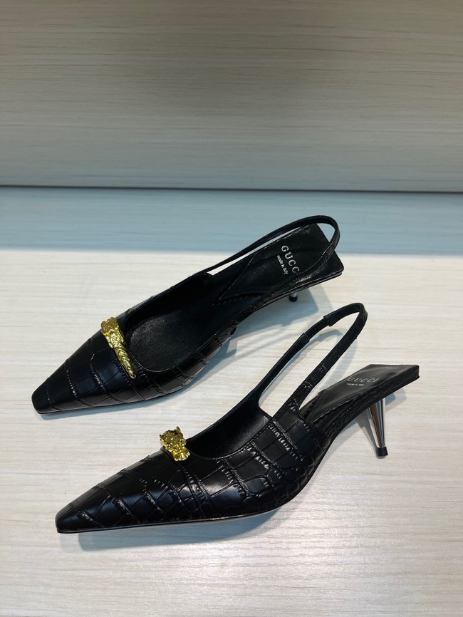 Gucci WOMENS SLINGBACK PUMP heel height 5.5CM 93551-1