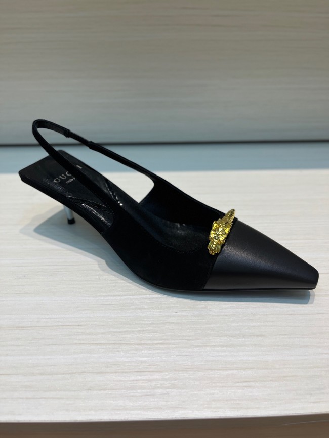 Gucci WOMENS SLINGBACK PUMP heel height 5.5CM 93551-2