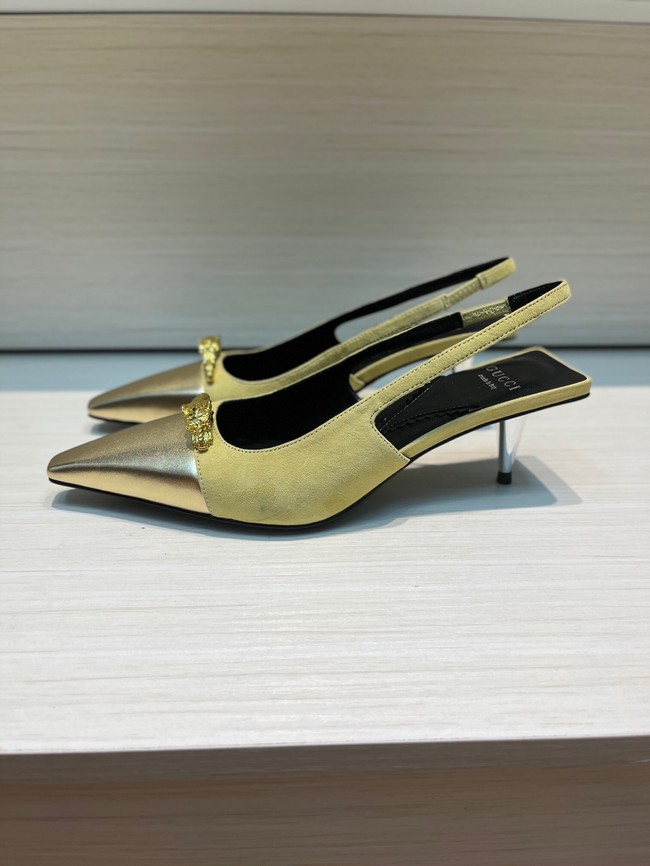 Gucci WOMENS SLINGBACK PUMP heel height 5.5CM 93551-5