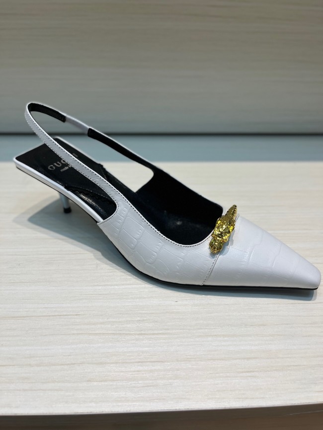 Gucci WOMENS SLINGBACK PUMP heel height 5.5CM 93551-6