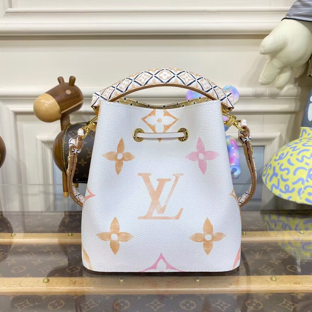 Louis Vuitton Giant Monogram Neonoe BB M22986 Gradient Print Apricot