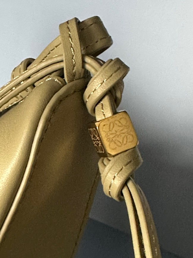 Loewe Original Leather Shoulder Handbag C923 yellow