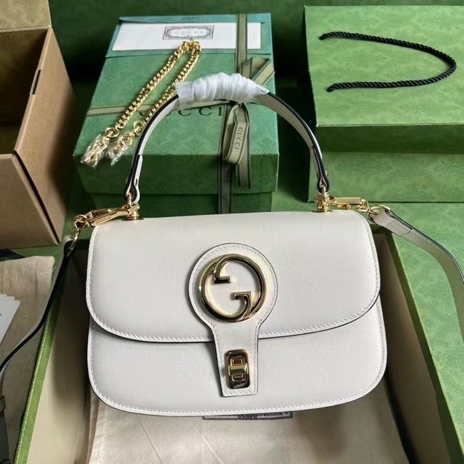 GUCCI BLONDIE TOP-HANDLE BAG 735101 white