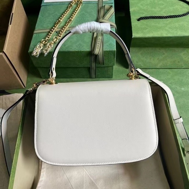 GUCCI BLONDIE TOP-HANDLE BAG 735101 white