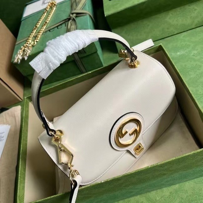 GUCCI BLONDIE TOP-HANDLE BAG 735101 white