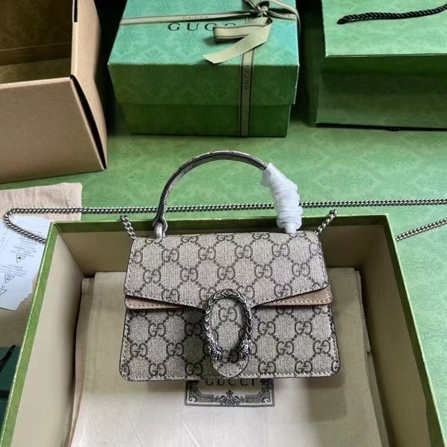 GUCCI DIONYSUS MINI TOP HANDLE BAG 752029 Beige