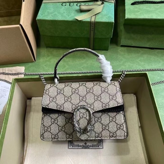 GUCCI DIONYSUS MINI TOP HANDLE BAG 752029 black