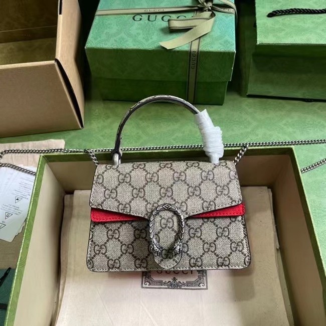 GUCCI DIONYSUS MINI TOP HANDLE BAG 752029 red